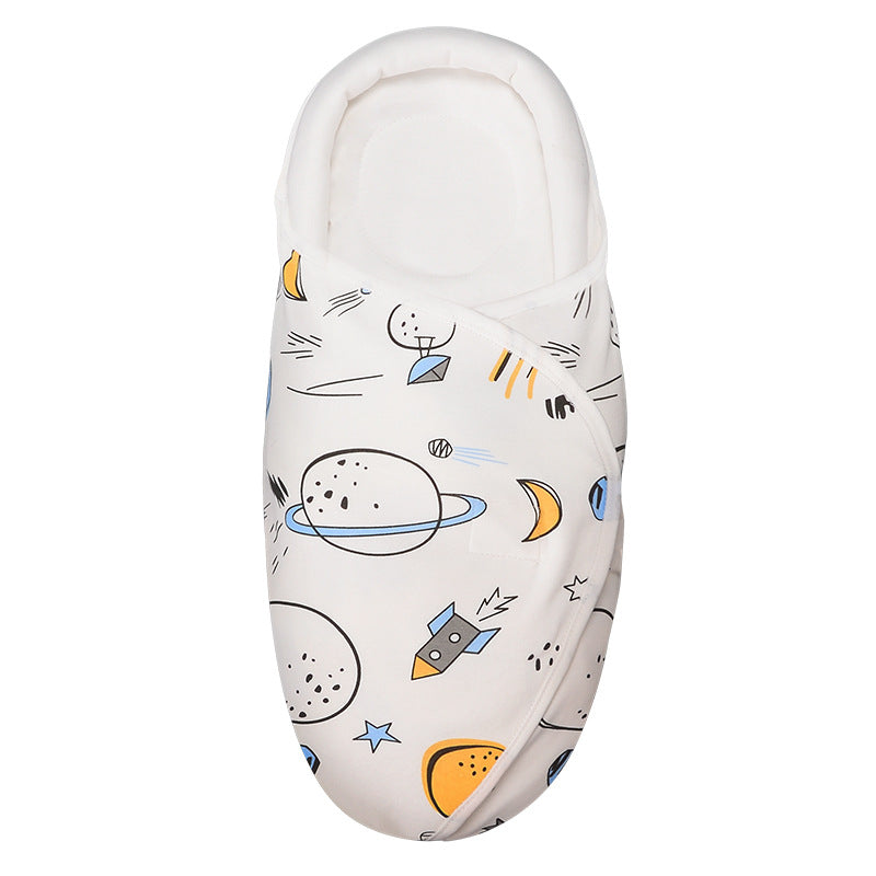 Bidoro baby swaddle blanket pure cotton spring and summer newborn sleeping bag baby anti-startle blanket baby products