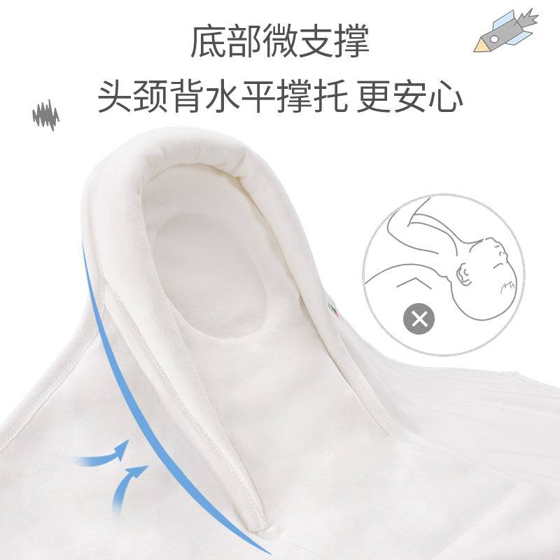 Bidoro baby swaddle blanket pure cotton spring and summer newborn sleeping bag baby anti-startle blanket baby products