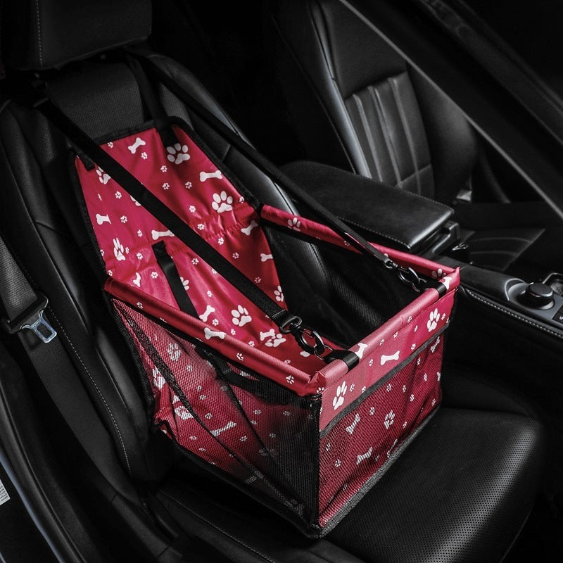 Amazon hot sale car pet mat bear paw pet car mat waterproof travel pet seat cushion pet kennel