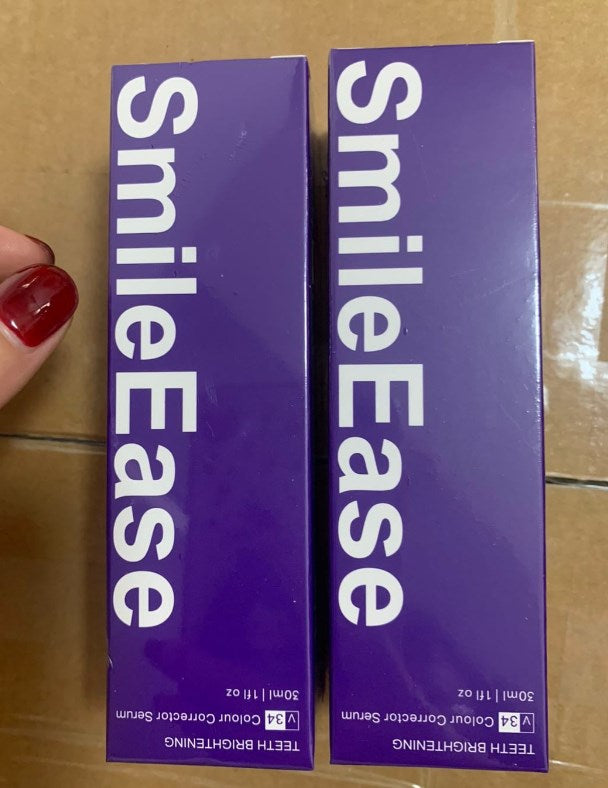 Teeth Whitening Toothpaste V34 Purple Bottled Press Toothpaste Whitening Oral Cleansing Essence Factory Direct Sales