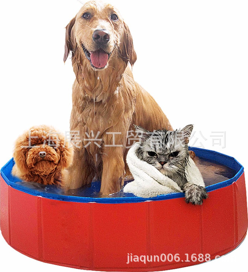 PVC Foldable Pet Cleaning Basin Portable Cat and Dog Pet Bathing Sink