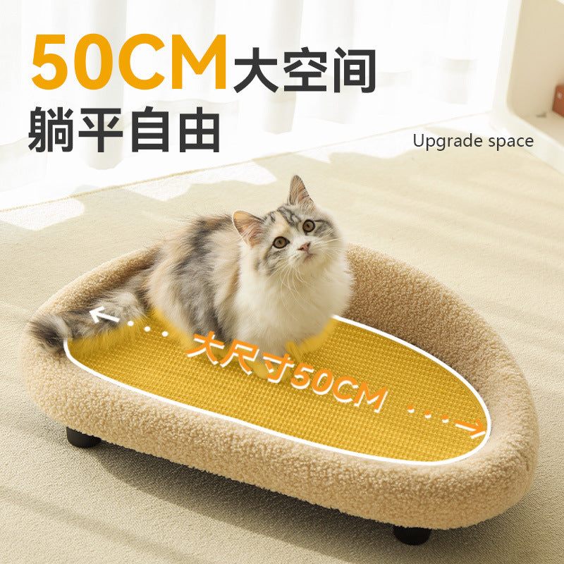 Cat scratching board, cat sofa, cat bed, sisal, no-chip, scratch-resistant, cat claw grinding artifact, enlarged cat scratching board bed