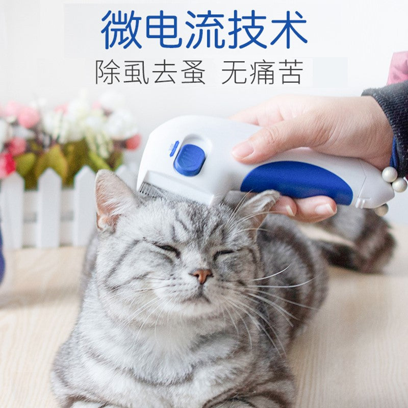 Pet electric flea remover flea cleaning brush combing comb dog flea remover cross-border supply flea doctor