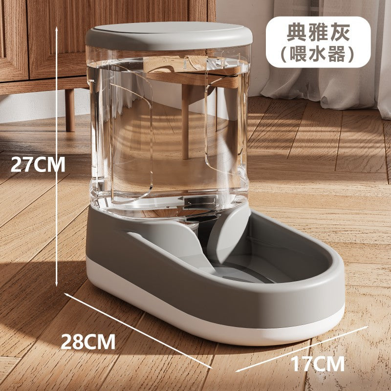 Dog drinking fountain cat automatic feeder dog feeding water cat drinking water flowing water unplugged kettle pet supplies