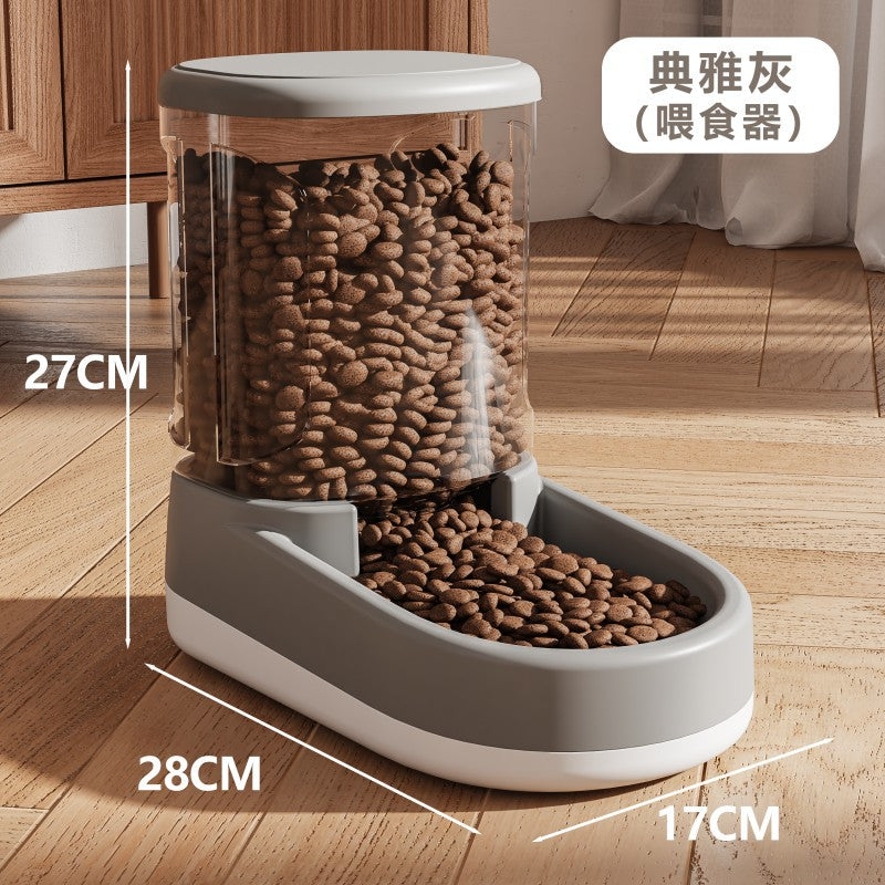 Dog drinking fountain cat automatic feeder dog feeding water cat drinking water flowing water unplugged kettle pet supplies