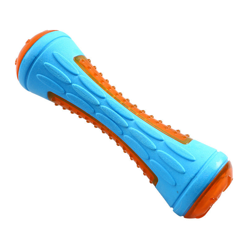 Luminous toy Amazon pet toy floating tire bite-resistant teeth cleaning toy molar self-hi Teddy Bichon