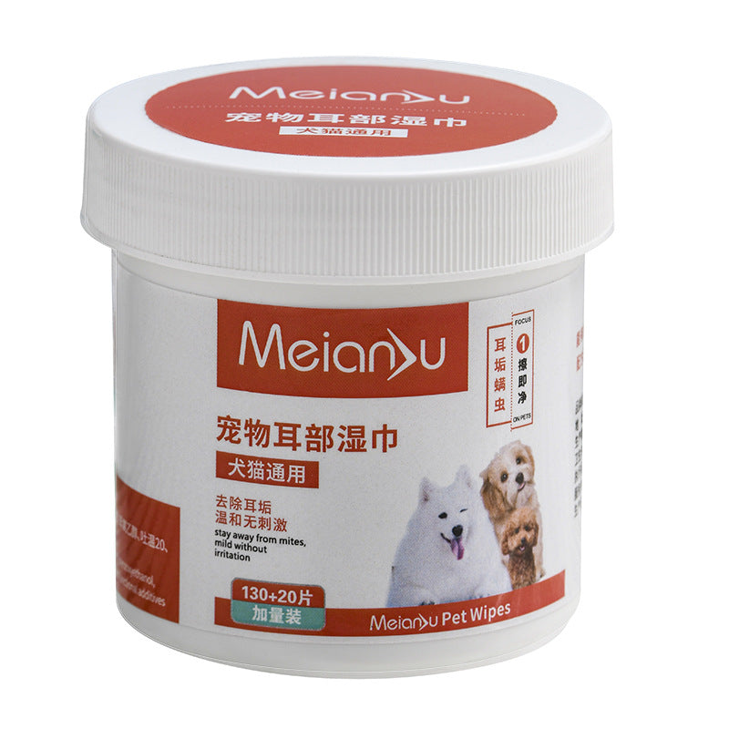 Pet wipes wholesale cat and dog cleaning tools eyes and ears to remove dirt dogs and cats universal pet supplies