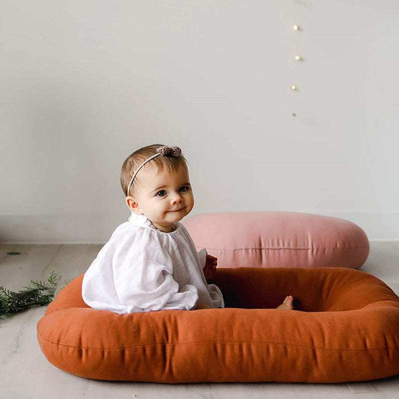 Bed in Bed Baby Mattress Portable Children Mattress Bionic Uterus Bed Can Be Convenient for Removable Washable Baby Sleeping Artifact
