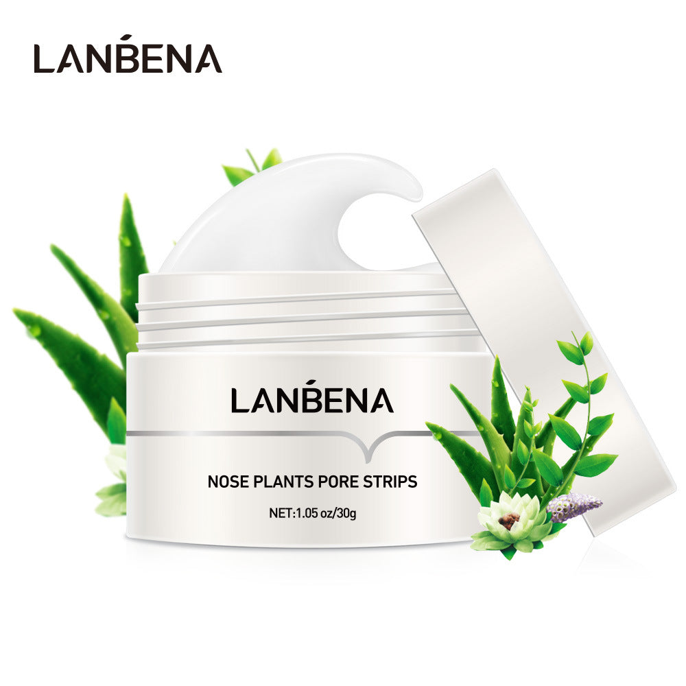 LANBENA Blackhead Nasal Mask with 60 Blackhead Paper Acne Tear-off Cleansing Mask Russia