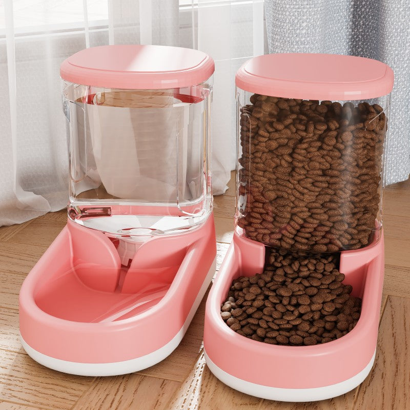 Dog drinking fountain cat automatic feeder dog feeding water cat drinking water flowing water unplugged kettle pet supplies