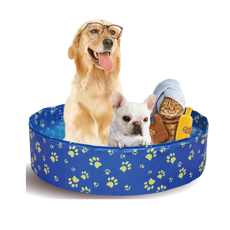 PVC Foldable Pet Cleaning Basin Portable Cat and Dog Pet Bathing Sink