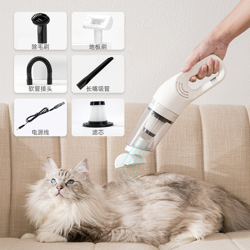 Pet Electric Hair Suction Machine Cat Hair Cleaner Dog Hair Remover Handheld Portable Large Suction Cleaning Cat Supplies