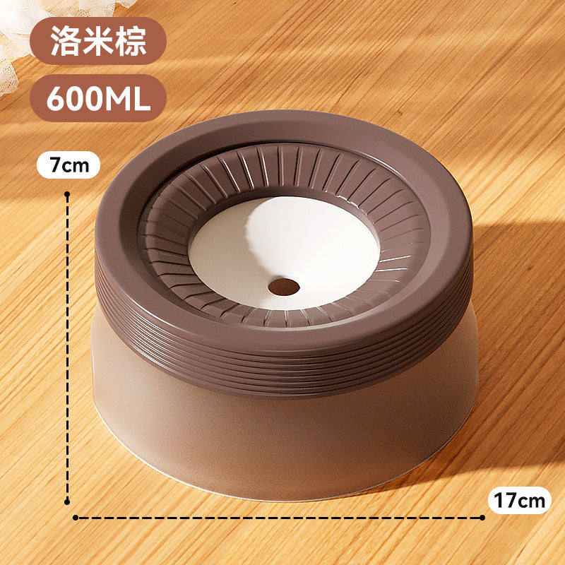 Cross-border cat high and low partition cute cat ceramic double bowl anti-knockover cat bowl drinking water bowl dog bowl pet bowl supplies