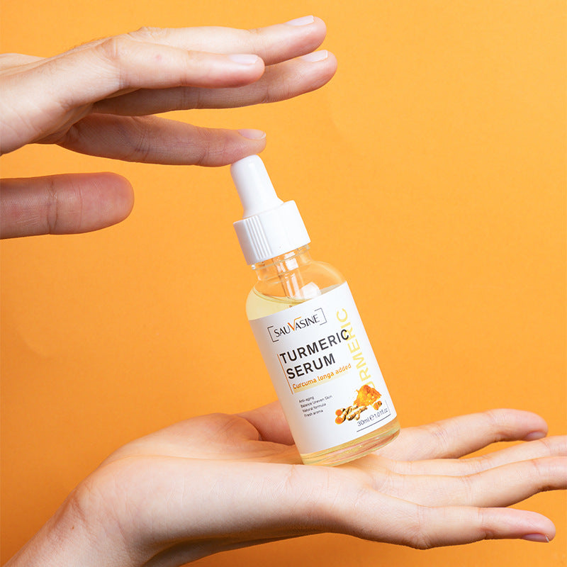Cross-border spot SAUVASINE wrinkle Turmeric Serum moisturizing turmeric essence liquid manufacturers wholesale