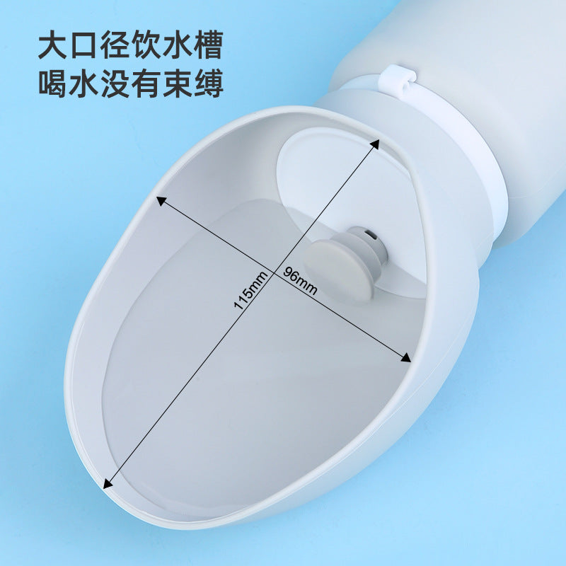 Pet supplies dog portable water cup outdoor portable travel foldable kettle dog walking water dispenser