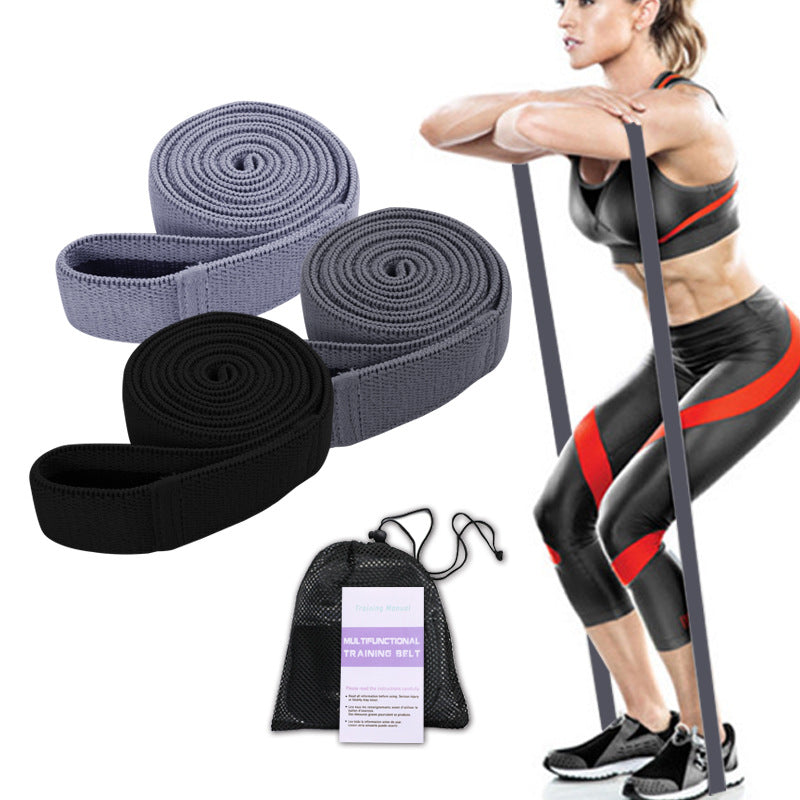 Cross-border spot long fitness resistance belt yoga pull belt sports elastic belt pull-up auxiliary belt knitting
