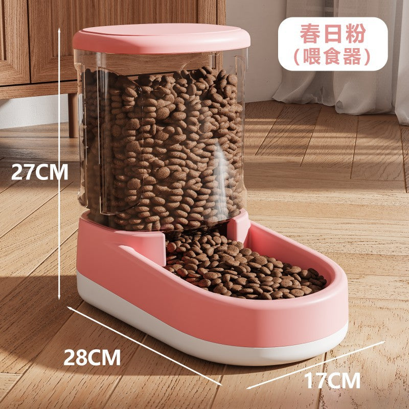 Dog drinking fountain cat automatic feeder dog feeding water cat drinking water flowing water unplugged kettle pet supplies