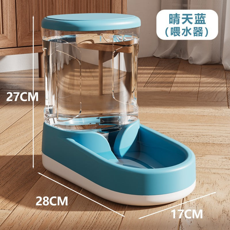 Dog drinking fountain cat automatic feeder dog feeding water cat drinking water flowing water unplugged kettle pet supplies