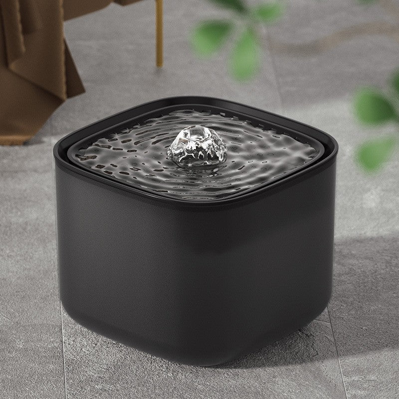 Pet water dispenser plug-in smart cat water feeder anti-dry burning 3L water shortage power cycle mute water dispenser