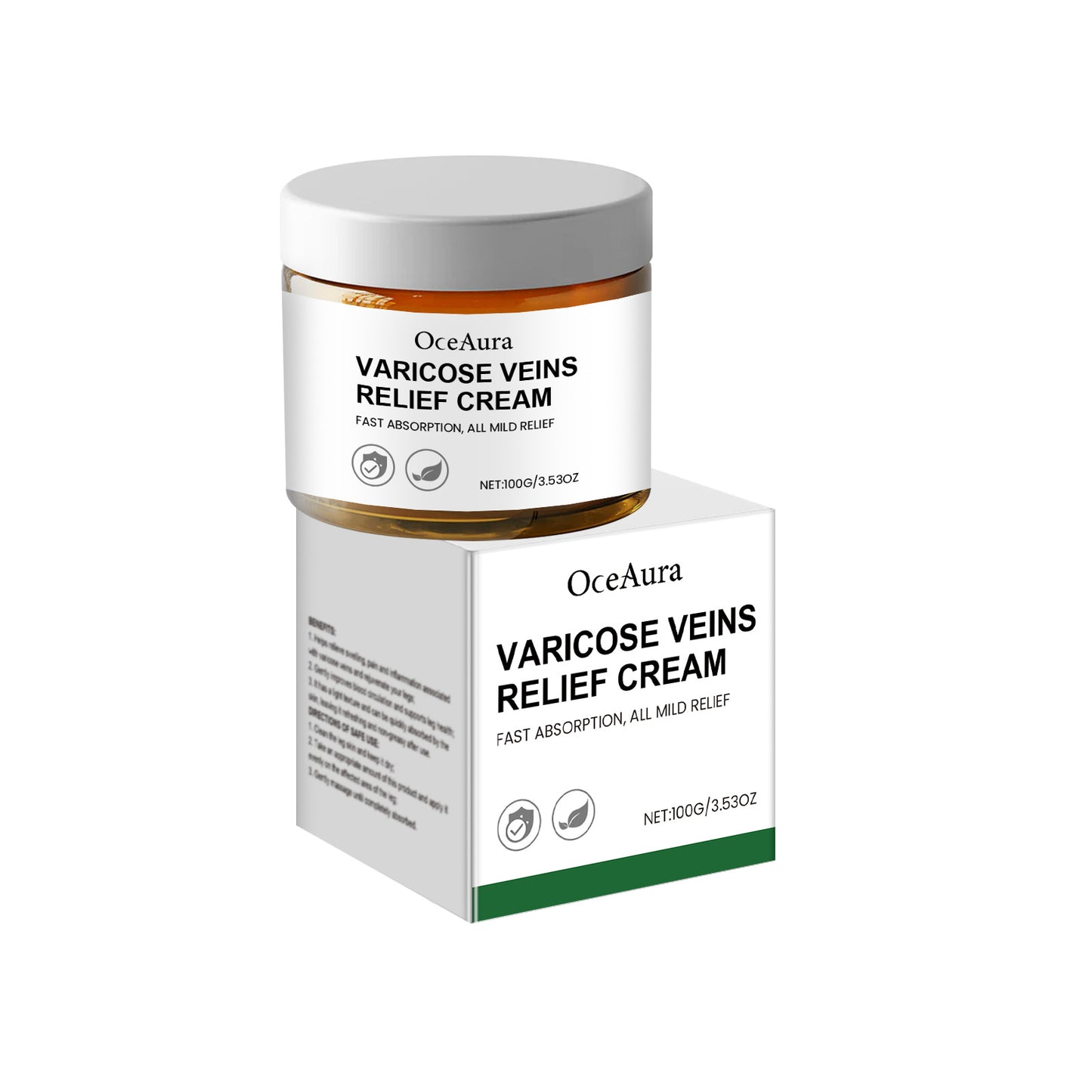 OCEAURA Leg Care Cream Gentle and moisturizing leg daily massage external care cream