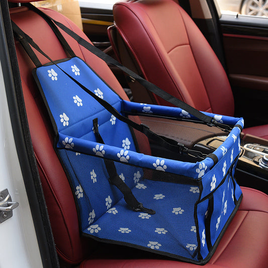 Amazon hot sale car pet mat bear paw pet car mat waterproof travel pet seat cushion pet kennel