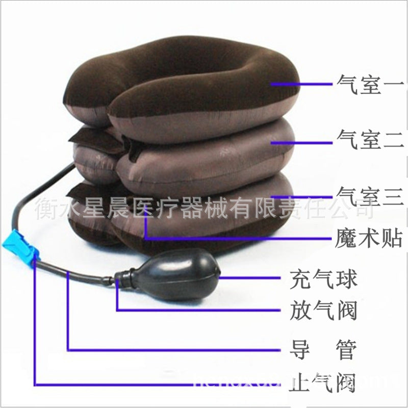 Cross-border] neck care doctor cervical traction device home medical care inflatable cervical traction device will sell strong spine inflatable pillow