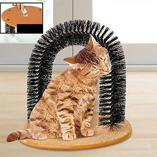Hot selling cat brush cat scratching cat toys pet toys hair rub cat arch pet play toys
