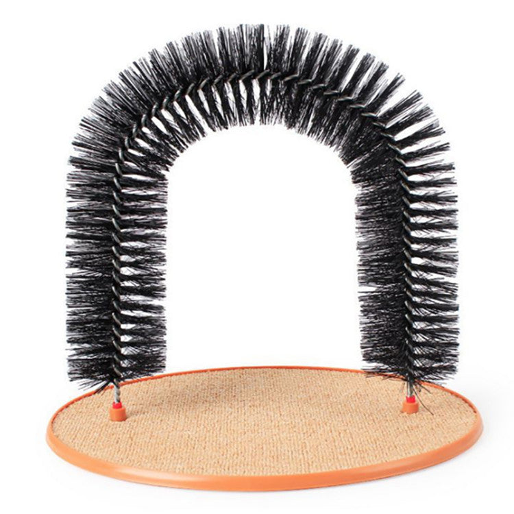 Hot selling cat brush cat scratching cat toys pet toys hair rub cat arch pet play toys