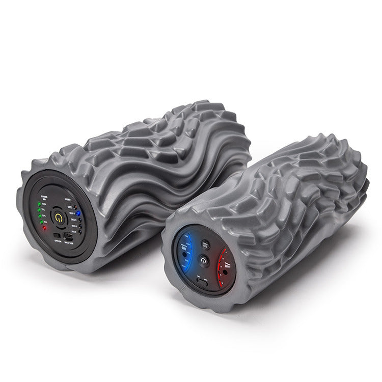 5-speed electric foam shaft yoga fitness vibration relaxation massage column electric corrugated fascia column yoga column