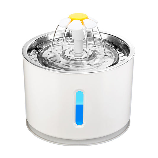2.4L Automatic Pet Cat Water Fountain With LED Electric Mute Water Feeder USB Drinker Bowl Pet Drinking Fountain Dispenser