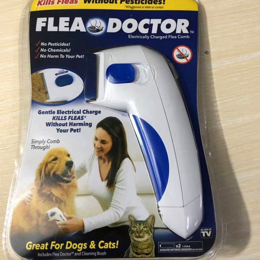 Pet electric flea remover flea cleaning brush combing comb dog flea remover cross-border supply flea doctor
