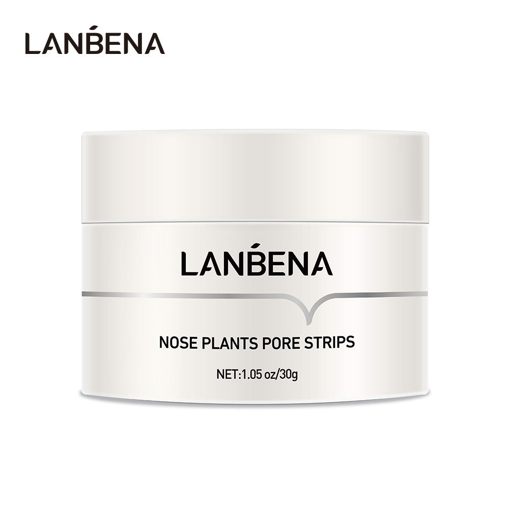 LANBENA Lanbena blackhead nose mask with 60 sheets of paper sucking blackhead tearing qu acne LB0021