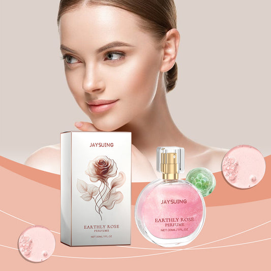 JAYSUING Earth Rose Perfume Women's Neck and Wrist Portable Fragrance Natural Fresh Niche Perfume