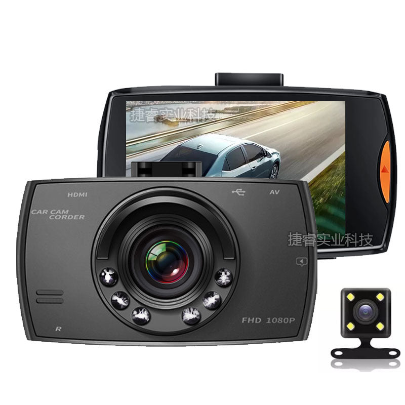 New cross-border G30 driving recorder HD night vision hidden car monitoring car dual lens dvr