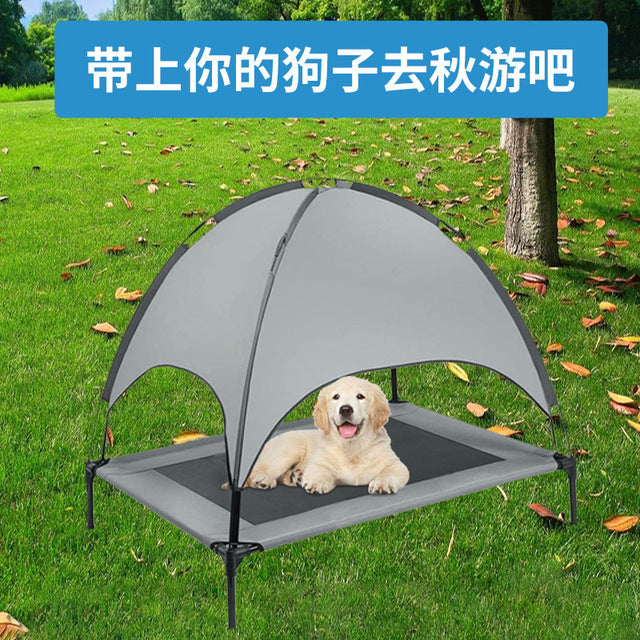 Anti-bite and anti-scratch pet tent Oxford cloth thick wear-resistant removable and washable four-season universal dog house with sunshade roof