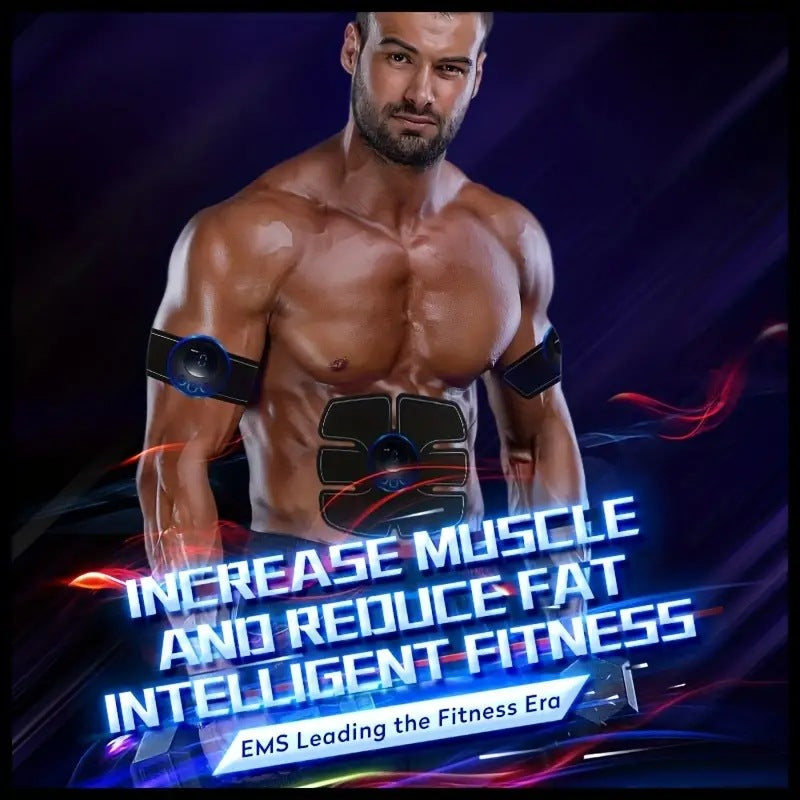 New smart ems abdominal fitness instrument abdominal muscle trainer home sports fat-slimming machine lazy fitness equipment abdominal muscle stickers