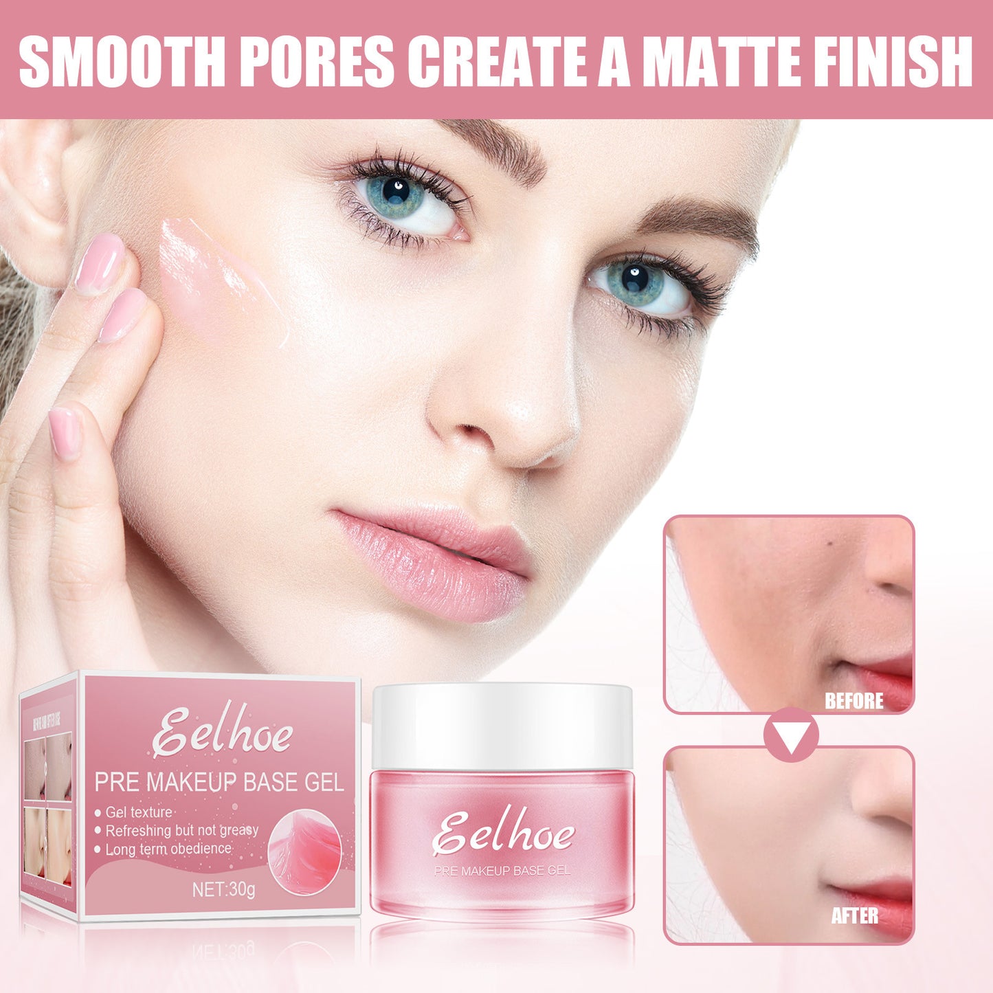 EELHOE makeup primer gel before makeup moisturizing firming skin primer concealer moisturizing cream