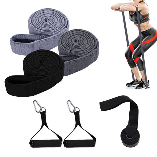 Cross-border spot long fitness resistance belt yoga pull belt sports elastic belt pull-up auxiliary belt knitting