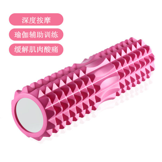 EVA Hollow Yoga Column Crescent Yoga Column Foam Shaft Muscle Relaxation Pilates Yoga Column Factory Direct Sales