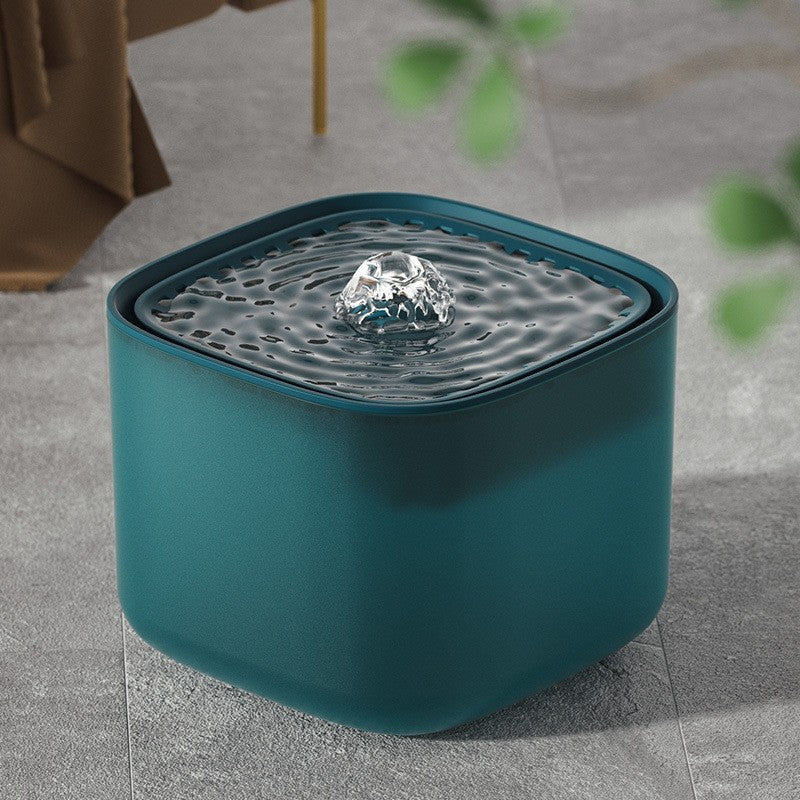 Pet water dispenser plug-in smart cat water feeder anti-dry burning 3L water shortage power cycle mute water dispenser