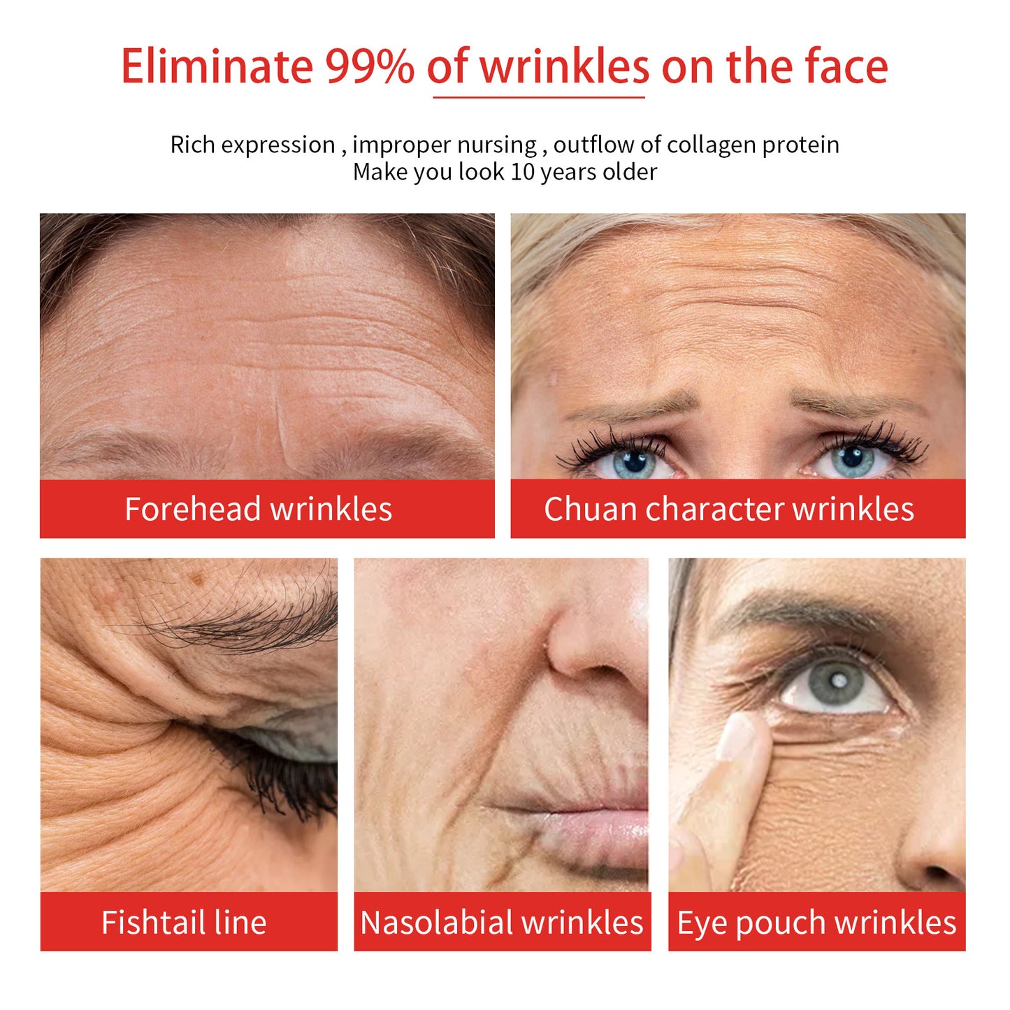 West&Month Instant Anti-Wrinkle Cream Firming and Lifting Fine Lines and Law Lines Repairing Dry and Dehydrated Skin