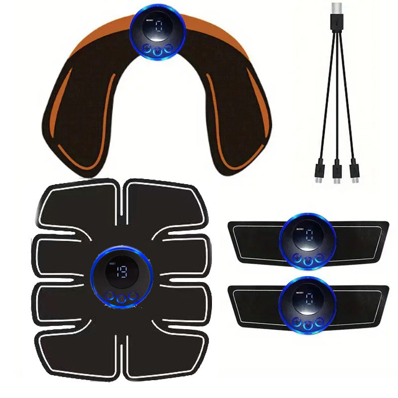 New smart ems abdominal fitness instrument abdominal muscle trainer home sports fat-slimming machine lazy fitness equipment abdominal muscle stickers