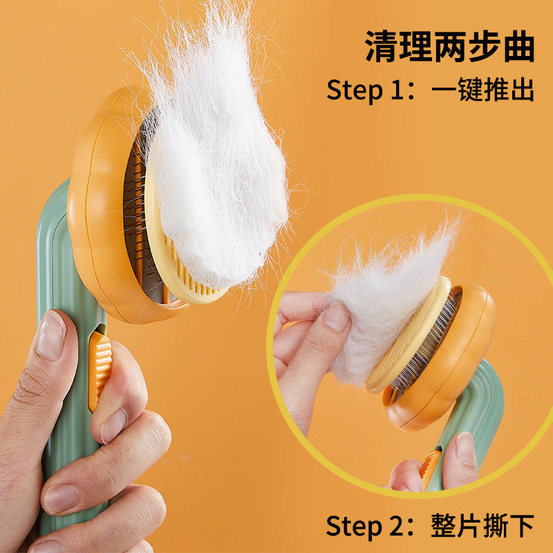 Pet Hair RemoverPet CombPet CombPumpkin CombCat CombPet BrushPet Self-cleaning NeedlePet Comb