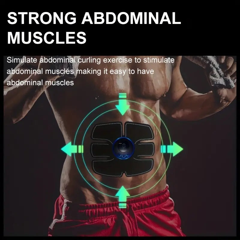 New smart ems abdominal fitness instrument abdominal muscle trainer home sports fat-slimming machine lazy fitness equipment abdominal muscle stickers