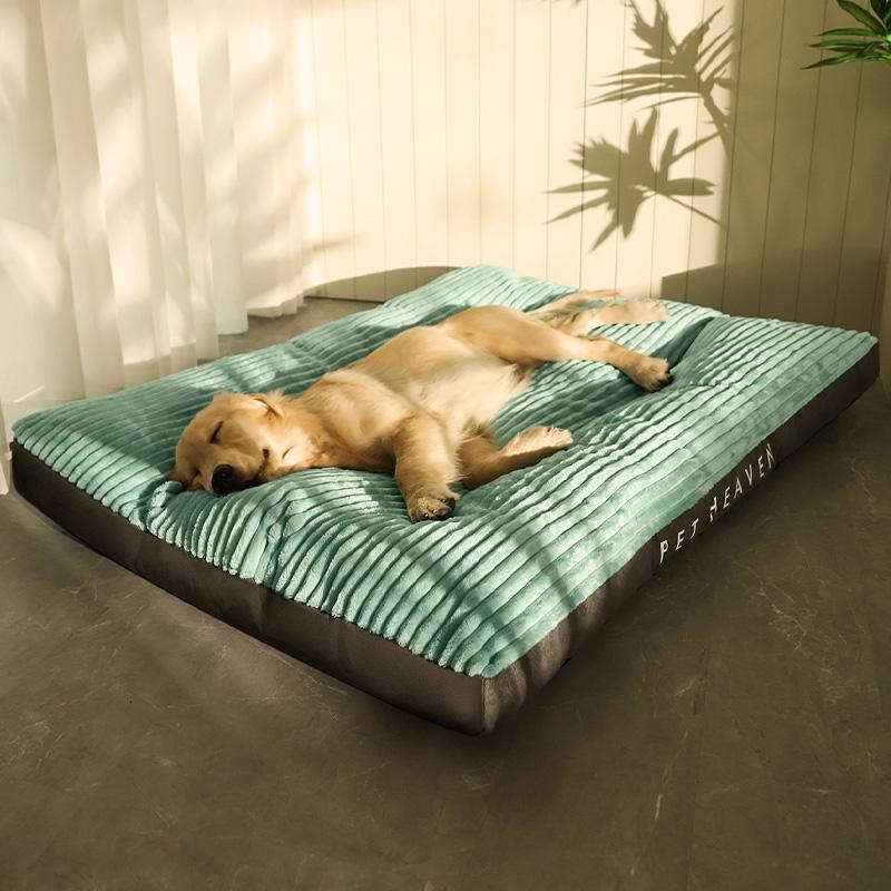 Removable and washable dog mat human kennel dog sleeping mat pet sleeping mat four seasons universal kennel for medium and large dogs