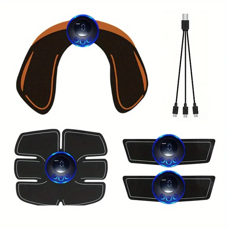New smart ems abdominal fitness instrument abdominal muscle trainer home sports fat-slimming machine lazy fitness equipment abdominal muscle stickers