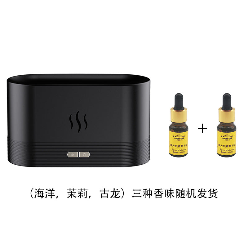 Flame humidifier usb humidifier home automatic fragrance diffuser ultrasonic atomizer essential oil aroma diffuser
