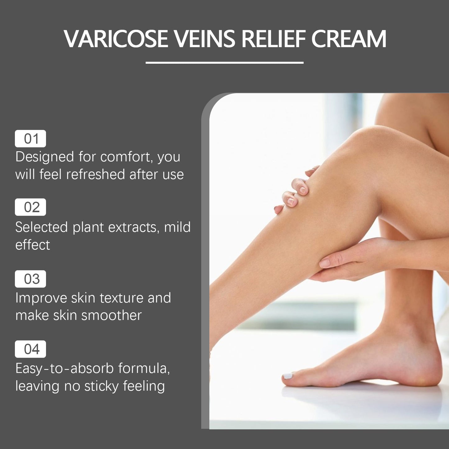 OCEAURA Leg Care Cream Gentle and moisturizing leg daily massage external care cream