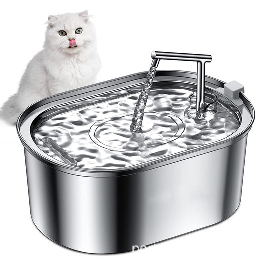 Amazon's new pet water dispenser 3.2L stainless steel faucet cat and dog water dispenser cat water dispenser
