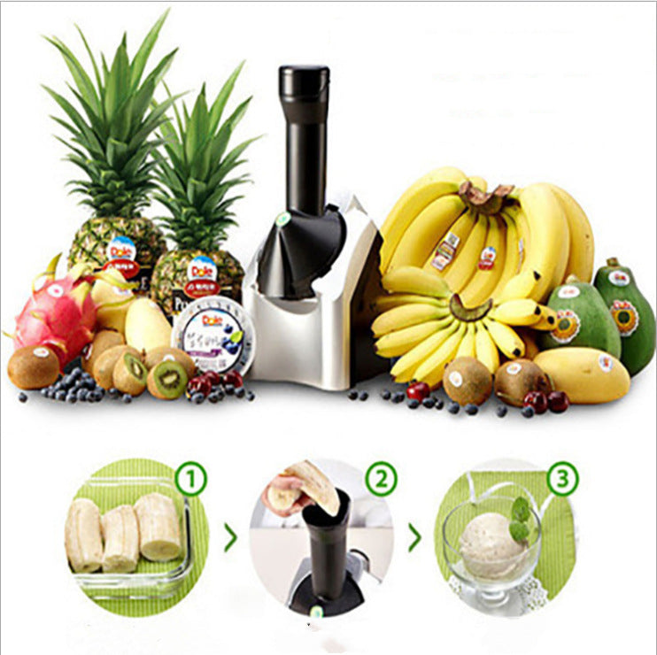 Source manufacturer electronic ice cream machine household electric fruit ice cream machine children ice cream making machine
